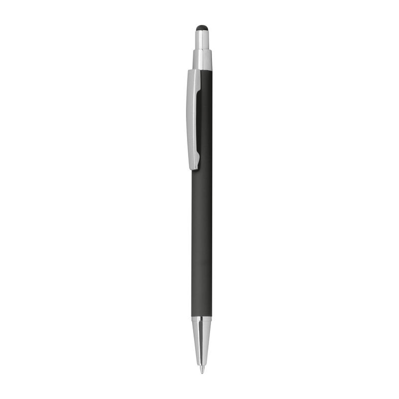 Gumírozott fém golyóstoll érintőképernyőhöz